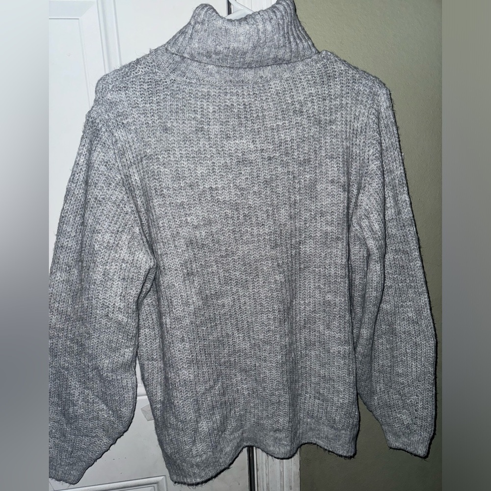 Pietro Brunelli Italian Wool Blend Oversized Grey… - image 3